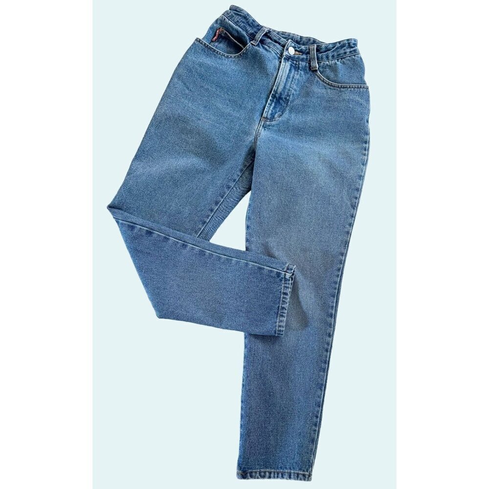 Vintage BONGO Hi Rise Straight Leg Mom Jeans 80s / 90s Size 24 - Picture 2 of 8